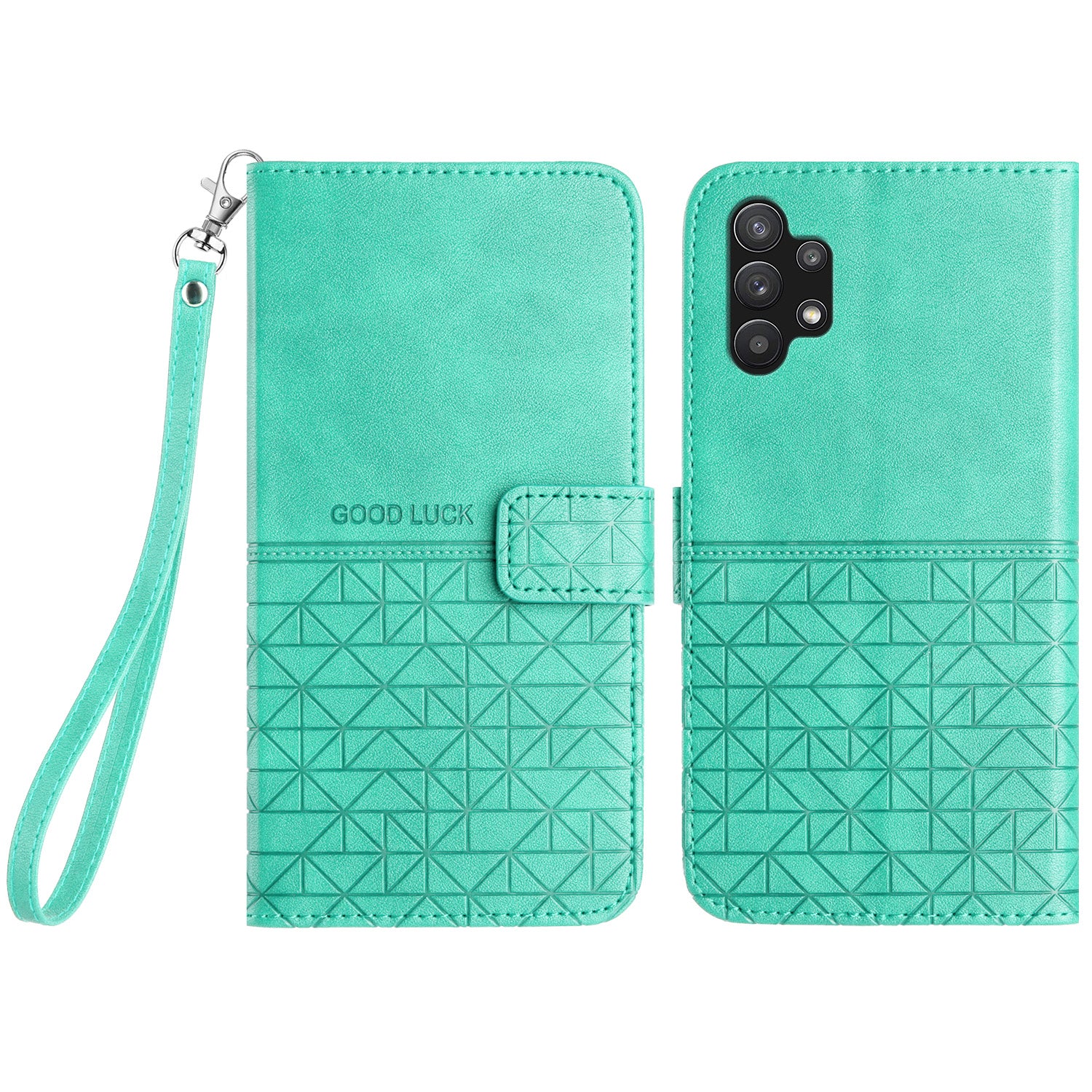 For Samsung Galaxy A32 5G M32 5G Stand Phone Cover Geometric Imprinted Microfiber Leather Wallet Case For Samsung Galaxy A32 5G M32 5G Stand Phone Cover Geometric Imprinted Microfiber Leather Wallet Case